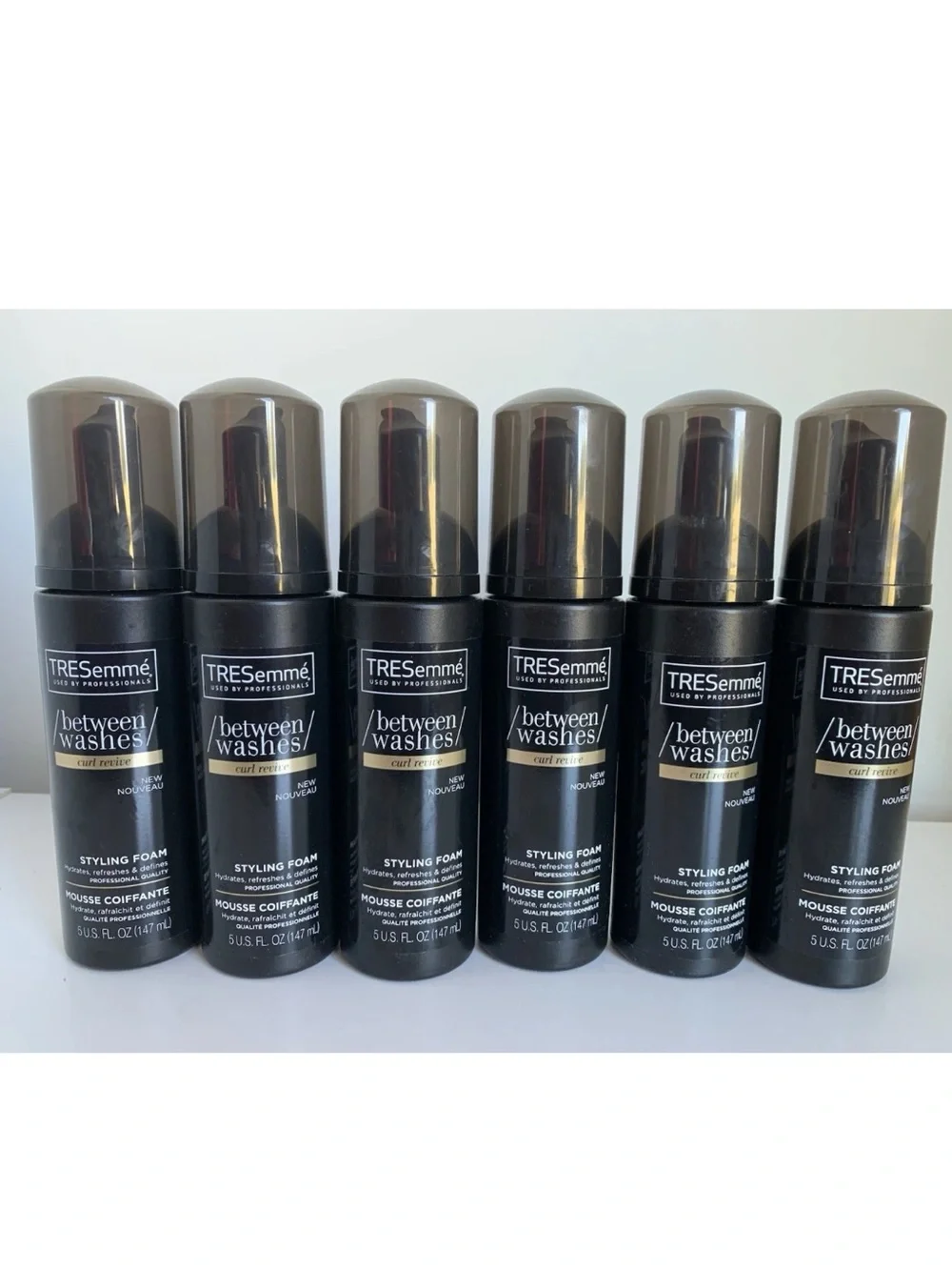 Tresemme between washes curl revive styling Foam lot of 6